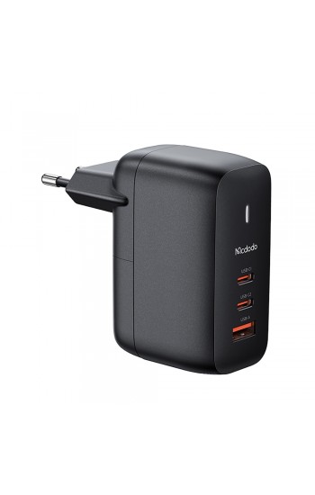 Mcdodo CH-0291 GaN 65W 2xType-C 1xUSB Hızlı Çoklu Şarj Adaptörü - Si… Mcdodo CH-0291 GaN 65W 2xType-C 1xUSB Hızlı Çoklu Şarj Adaptörü - Si…
