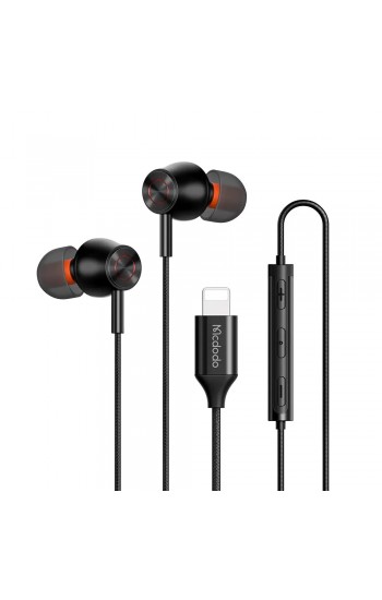 Mcdodo HP-3480 iPhone Lightning Kablolu Kulaklık - Siyah… Mcdodo HP-3480 iPhone Lightning Kablolu Kulaklık - Siyah…