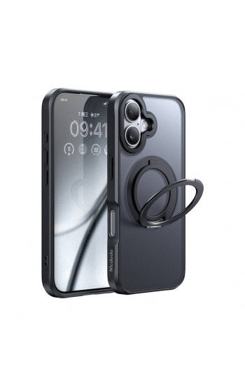 Mcdodo PC-4930 iPhone 16 Kılıf Halka Standlı Kapak - Siyah&hellip;