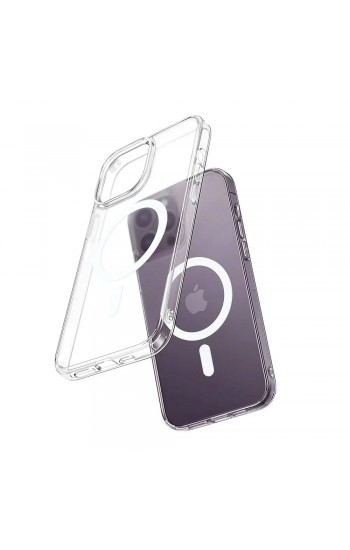 Mcdodo PC-5332 iPhone 15 Pro Kılıf Magsafe Şeffaf Silikon Kapak