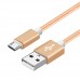 NoTech Micro USB Kırılmaz USB Kablo 1.5mt Gold NoTech Micro USB Kırılmaz USB Kablo 1.5mt Gold