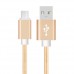 NoTech Micro USB Kırılmaz USB Kablo 1.5mt Gold NoTech Micro USB Kırılmaz USB Kablo 1.5mt Gold