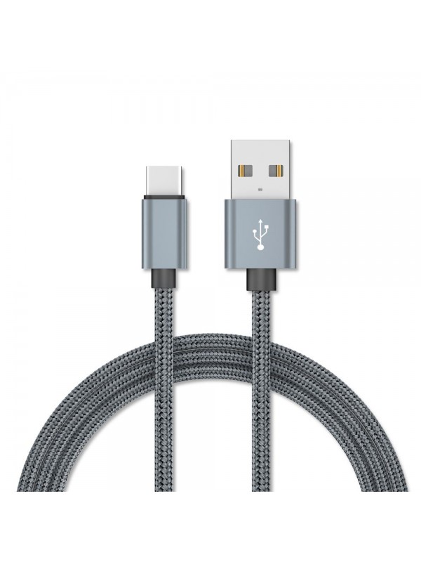Mosidun Type-C Hızlı Şarj ve Data Kablo Dayanıklı 2mt D7 Silver…