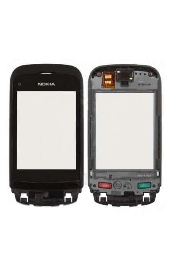 Nokia C2-06 Dokunmatik Lens Ön Panel Orj - Siyah… Nokia C2-06 Dokunmatik Lens Ön Panel Orj - Siyah…