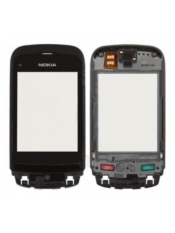 Nokia C2-06 Dokunmatik Lens Ön Panel Orj - Siyah… Nokia C2-06 Dokunmatik Lens Ön Panel Orj - Siyah…