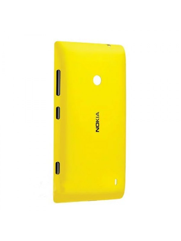 Nokia Lumia 520 Kablosuz Şarj Desteği Arka Kapak Sarı…