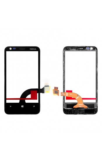 Nokia Lumia 620 Dokunmatik Çıtalı Ön Panel - Siyah&hellip;