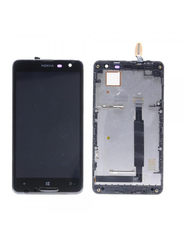 Nokia Lumia 625 Ekran Dokunmatik Çıtalı Komple - Siyah&hellip;