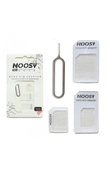 Noosy Micro, Nano, Normal Sim Kart Dönüştürücü Adaptör + İğne…