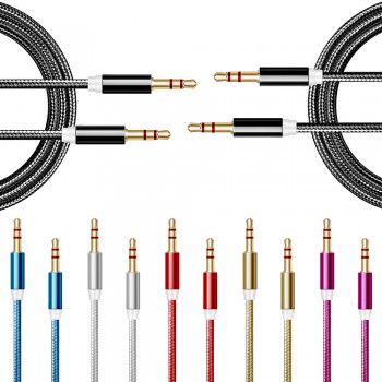 NoTech 9A Premium 3.5mm Audio AUX Ses Aktarım Kablosu 3mt NoTech 9A Premium 3.5mm Audio AUX Ses Aktarım Kablosu 3mt