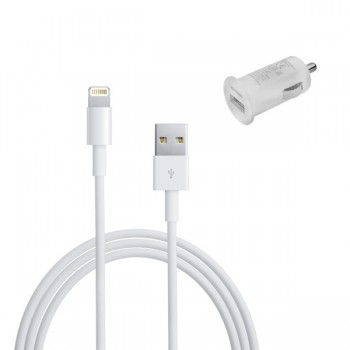 NoTech Araç Şarj Aleti ve Lightning Kablo Set 1A YXT-096A NoTech Araç Şarj Aleti ve Lightning Kablo Set 1A YXT-096A