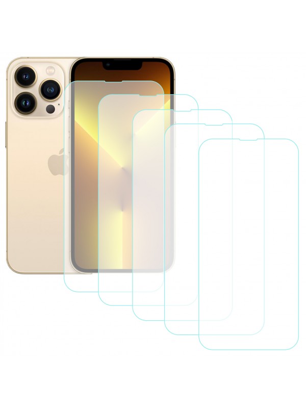 Notech iPhone 13 / 13 Pro Temperli Cam Ekran Koruyucu 5li Eko Paket