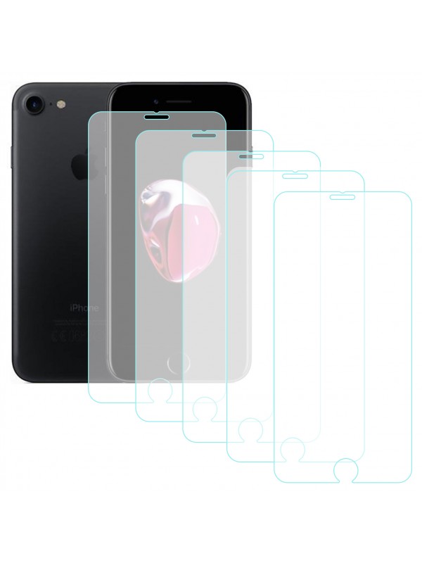 Notech iPhone 7 / 8 Temperli Cam Ekran Koruyucu 5li Eko Paket