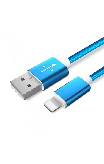 NoTech iPhone Lightning Kırılmaz USB Kablo 1.5mt Mavi… NoTech iPhone Lightning Kırılmaz USB Kablo 1.5mt Mavi…