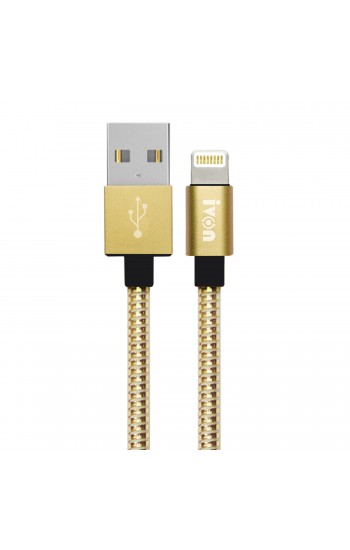 NoTech Lightning Zinc Alloy Metal Dayanıklı 2.4A USB Kablo Gold&hellip;