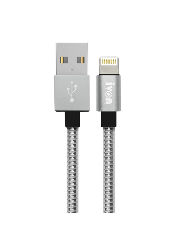 NoTech Lightning Zinc Alloy Metal Dayanıklı 2.4A USB Kablo Gri… NoTech Lightning Zinc Alloy Metal Dayanıklı 2.4A USB Kablo Gri…