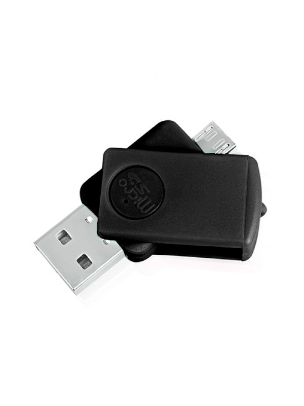 NoTech Micro + USB Kart Okuyucu OTG Smart Siyah…