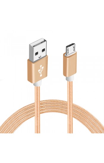 NoTech Micro USB Kırılmaz USB Kablo 1.5mt Gold… NoTech Micro USB Kırılmaz USB Kablo 1.5mt Gold…