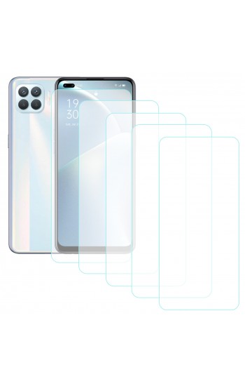 NoTech Oppo Reno4 Lite Temperli Cam Ekran Koruyucu 5li Eko Paket…