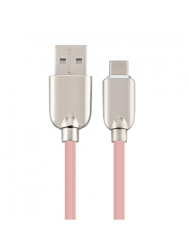NoTech Type-C Non-Slip 2.4A Hızlı Şarj ve Data Kablosu Pembe… NoTech Type-C Non-Slip 2.4A Hızlı Şarj ve Data Kablosu Pembe…