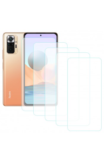 Notech Xiaomi Redmi Note 10 Pro Temperli Cam Ekran Koruyucu 5li Eko Paket