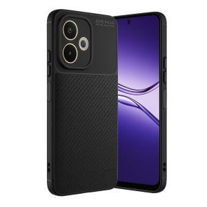 Oppo A5 Pro 4G Kılıf Focus Carbon Desen Silikon Kapak