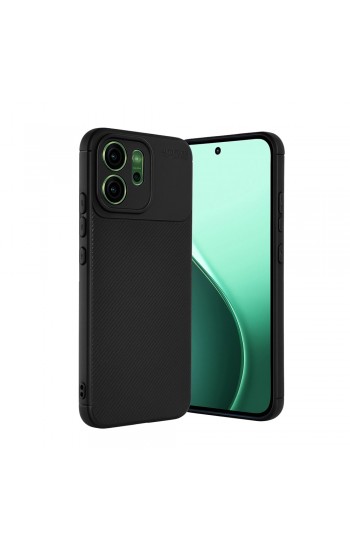 Oppo Reno 14F Kılıf Focus Carbon Desen Silikon Kapak
