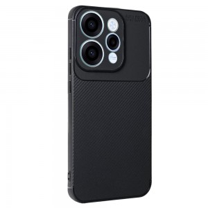 Oppo Reno 15 / Reno 15F / Reno 15 FS Kılıf Focus Carbon Desen Silikon Kapak