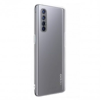 Oppo Reno 3 Pro Kılıf FitCase Toz Koruma Tıpalı Şeffaf Arka Kapak