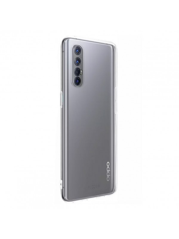 Oppo Reno 3 Pro Kılıf FitCase Toz Koruma Tıpalı Şeffaf Arka …