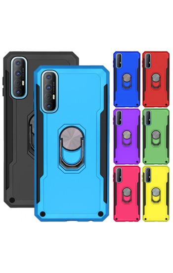 Oppo Reno 3 Pro Kılıf Panzer Ring Tam Koruma Arka Kapak…