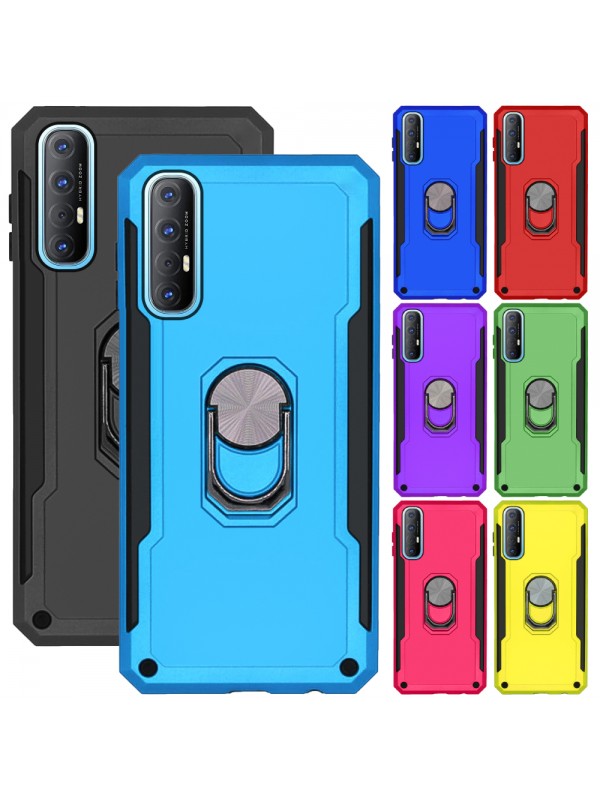 Oppo Reno 3 Pro Kılıf Panzer Ring Tam Koruma Arka Kapak…