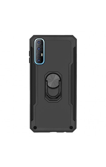 Oppo Reno 3 Pro Kılıf Panzer Ring Tam Koruma Arka Kapak…
