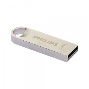 Philips 128GB USB 2.0 Moon Klasik USB Bellek - USB Flash Drive - Gümüş