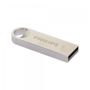 Philips 16GB USB 2.0 Moon Klasik USB Bellek - USB Flash Drive - Gümüş