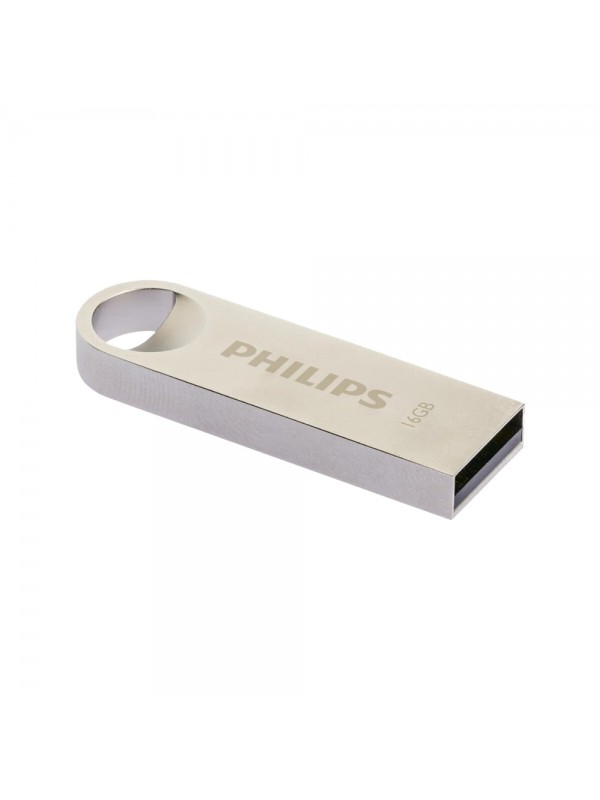 Philips 16GB USB 2.0 Moon Klasik USB Bellek - USB Flash Drive - Gümü&hellip;