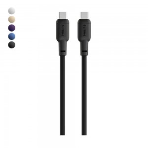 Philips DLC6541C 60W Type-C to Type-C Şarj Kablosu 1.2m