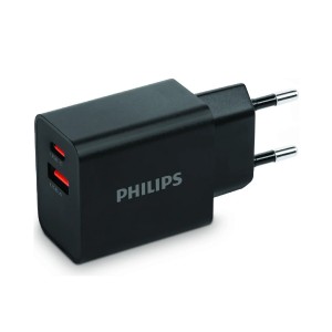 Philips DLP4325AB/12 20W USB-A + Type-C Şarj Adaptörü