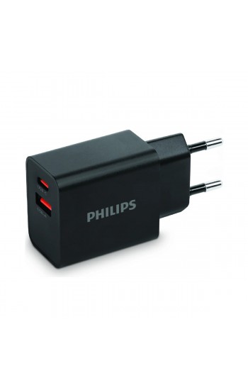 Philips DLP4325AB/12 20W USB-A + Type-C Şarj Adaptörü