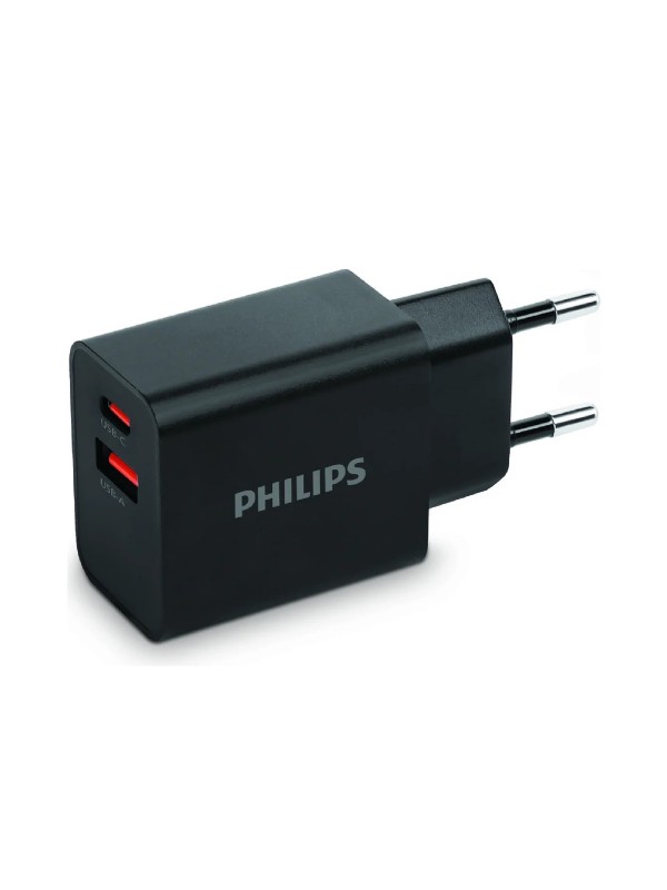 Philips DLP4325AB/12 20W USB-A + Type-C Şarj Adaptörü&hellip;