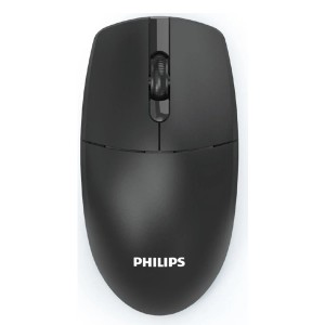 Philips SPK7347B 1200DPI Sessiz Optik Kablosuz Mouse - Siyah
