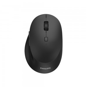 Philips SPK7607B Dual Mod 2.4 GHz + 2 Kanallı Bluetooth 3200DPI Ergonomik Sessiz Optik Kablosuz Mouse - Siyah