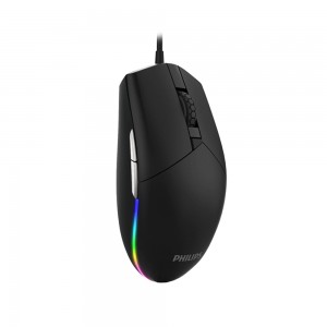 Philips SPK9304B Kablolu RGB LED Aydınlatmalı 6400DPI Gaming Optik Mouse - Siyah