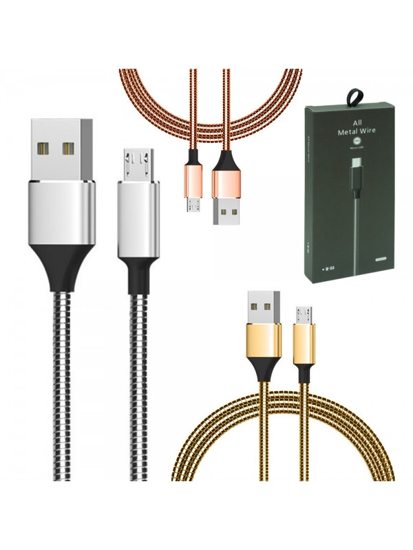 Powermaster 3793 Micro USB Metal Şarj ve Data Kablosu 1mt 2.1A…