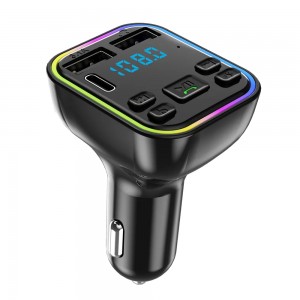 PSL G38 RGB Ledli 2 USB Çıkışlı Led Ekranlı FM Transmitter