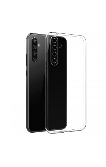 Realme 6 Pro Kılıf FitCase Toz Koruma Tıpalı Şeffaf Arka Kapak…