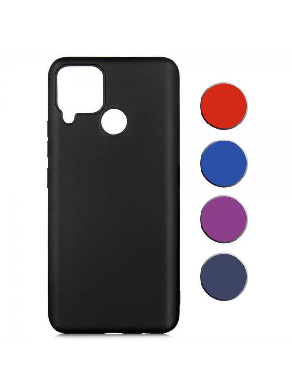 Realme C15 Kılıf FitCase PremiumS Silikon Arka Kapak&hellip;