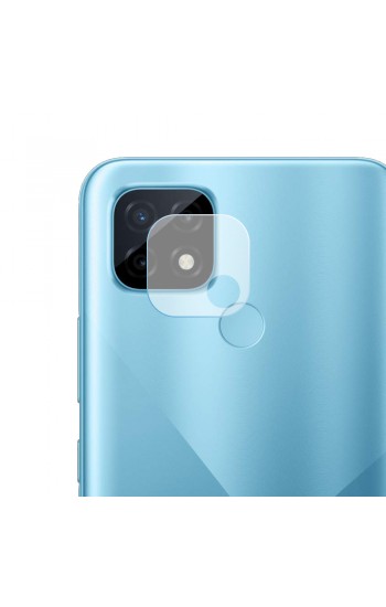 Realme C21 Kamera Lens Koruyucu 3D Cam Şeffaf