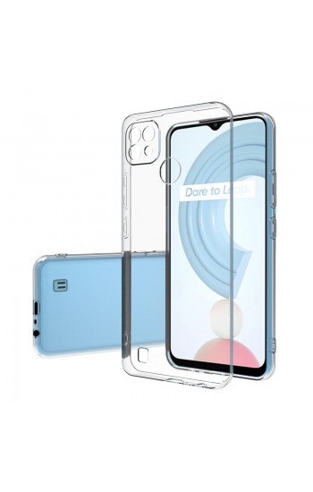 Realme C21 Kılıf Kamera Korumalı Silikon Şeffaf Arka Kapak…