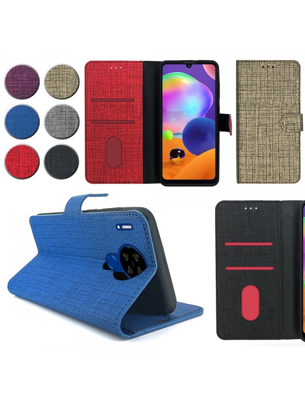 Reeder P13 Blue Max Lite Kılıf FitCase Fabric Kapaklı Cüzdanl…